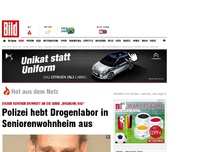 Bild zum Artikel: Im Altersheim - Polizei hebt Drogenlabor aus
