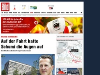 Bild zum Artikel: Auf der Fahrt hatte er die Augen auf