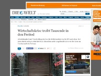 Bild zum Artikel: Europa: Wirtschaftskrise treibt Tausende in den Freitod