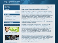 Bild zum Artikel: Finstere Pläne mit Fracking?