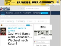 Bild zum Artikel: Xavi wird Barça wohl verlassen – Wechsel nach Katar?