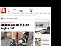 Bild zum Artikel: Student steckte in Stein-Vagina fest