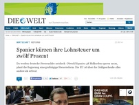 Bild zum Artikel: Reform: Spanier kürzen ihre Lohnsteuer um zwölf Prozent