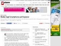 Bild zum Artikel: Statt Screenshot: Mutter legt Smartphone auf Kopierer