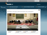 Bild zum Artikel: Ramadan: Und was, wenn die Sonne nie untergeht?