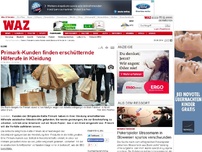 Bild zum Artikel: Primark-Kunden finden erschütternde Hilferufe in Kleidung