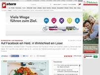 Bild zum Artikel: Die Wahrheit über coole Statusbeiträge: Auf Facebook ein Held, in Wirklichkeit ein Loser