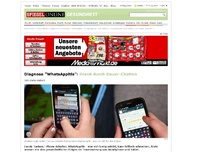 Bild zum Artikel: Diagnose 'WhatsAppitis': Krank durch Dauer-Chatten