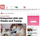 Bild zum Artikel: Bis der Tod sie scheidet - Krebspatient stirbt Stunden nach Trauung