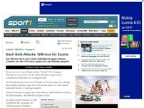 Bild zum Artikel: Nach Beiß-Attacke: WM-Aus für Suarez