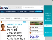 Bild zum Artikel: Bestätigt: ManUtd. verpflichtet Herrera von Athletic Bilbao