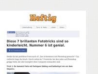 Bild zum Artikel: Diese 7 brillanten Fototricks sind so kinderleicht. Nummer 6 ist genial.