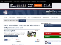 Bild zum Artikel: Fake: Angebliches Video was ein Mädchen zur WM gemacht haben soll.