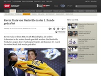 Bild zum Artikel: Kevin Fiala von Nashville in der 1. Runde gedraftet