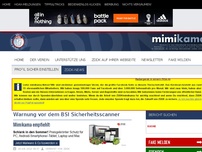 Bild zum Artikel: Warnung vor dem BSI Sicherheitsscanner