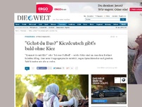 Bild zum Artikel: Sprachwandel: 'Gehst du Bus?' Kiezdeutsch gibt's bald ohne Kiez