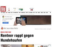 Bild zum Artikel: Rentner rappt gegen Hundehaufen