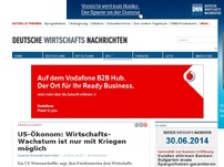 Bild zum Artikel: US-Ökonom: Wirtschafts-Wachstum ist nur mit Kriegen möglich