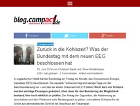 Bild zum Artikel: Zurück in die Kohlezeit? Was der Bundestag mit dem neuen EEG beschlossen hat