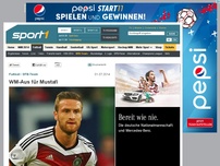 Bild zum Artikel: Oberschenkelverletzung bei Mustafi