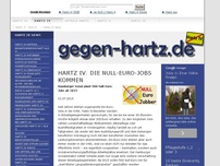 Bild zum Artikel: Hartz IV: Die Null-Euro-Jobs kommen