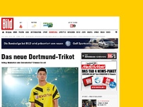 Bild zum Artikel: Meisterlich oder Zebrastreifen? - Das neue Dortmund-Trikot