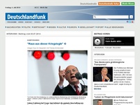 Bild zum Artikel: Deutschlandfunk | Interview | 'Raus aus dieser Kriegslogik'