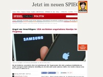 Bild zum Artikel: Angst vor Anschlägen: USA verbieten ungeladene Handys im Flugzeug