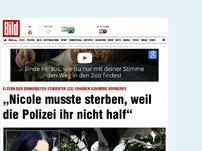 Bild zum Artikel: Eltern klagen an - „Nicole musste sterben, weil Polizei nicht half“