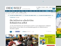 Bild zum Artikel: Bildung: Die Inklusion schadet den Behinderten selbst