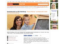 Bild zum Artikel: Gerichtsurteil zu RTL-Sendung: 'Super Nanny' verletzt sehr wohl die Menschenwürde