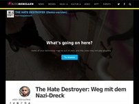 Bild zum Artikel: The Hate Destroyer: Weg mit dem Nazi-Dreck