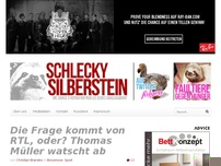 Bild zum Artikel: Die Frage kommt von RTL, oder? Thomas Müller watscht ab