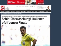 Bild zum Artikel: Schiri-Überraschung! Italiener pfeift unser Finale Nicola Rizzoli pfeift das WM-Finale. Der Italiener pfiff schon bei zwei Argentinien-Siegen, leitete 2013 das CL-Finale zwischen Bayern und dem BVB. »