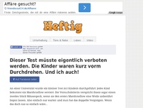 Bild zum Artikel: Dieser Test müsste eigentlich verboten werden. Die Kinder waren kurz vorm Durchdrehen. Und ich auch!