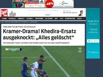 Bild zum Artikel: Kramer-Drama! Khedira-Ersatz ausgeknockt: „Alles gelöscht“ Der Final-Traum von Sami Khedira platzte kurz vor dem Anpfiff. Sein überraschender Ersatz Christoph Kramer wurde schon nach kurzer Zeit schwer ausgeknockt. »