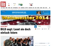 Bild zum Artikel: Gacho-Spott - BILD sagt: Lass sie doch einfach feiern