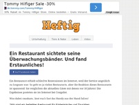 Bild zum Artikel: Ein Restaurant sichtete seine Überwachungsbänder. Und fand Erstaunliches!