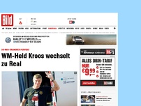 Bild zum Artikel: 30-Mio-Transfer perfekt - WM-Held Kroos wechselt zu Real