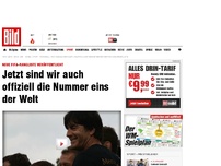 Bild zum Artikel: Neue Fifa-Rangliste - Jetzt sind wir auch offiziell die Nummer eins der Welt