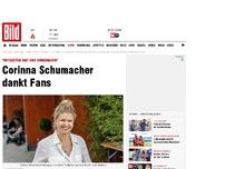 Bild zum Artikel: Corinna dankt Fans - 'Mitgefühl hat uns umgehauen'