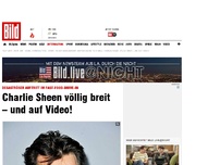 Bild zum Artikel: Im Fast-Food-Drive-In - Charlie Sheen völlig breit – und auf Video!