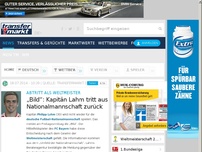 Bild zum Artikel: „Bild“: Kapitän Lahm tritt aus Nationalmannschaft zurück