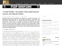 Bild zum Artikel: “Israel-Kritik” revisited: Die Judenhasser lassen die Maske fallen