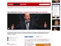 Bild zum Artikel: Gaza-Offensive: Erdogan vergleicht Israels Regierung mit Hitler