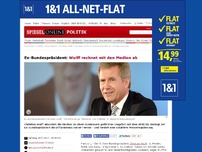 Bild zum Artikel: Ex-Bundespräsident: Wulff rechnet mit den Medien ab