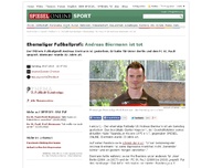 Bild zum Artikel: Ehemaliger Fußballprofi: Andreas Biermann ist tot