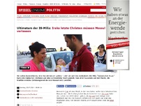 Bild zum Artikel: Ultimatum der IS-Miliz: Iraks letzte Christen müssen Mossul verlassen