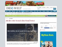 Bild zum Artikel: Vor 45 Jahren : Als der erste Mensch den Mond betrat