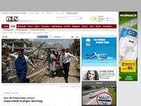Bild zum Artikel: Palästinenser rennen um ihr Leben: Gaza erlebt blutigen Sonntag